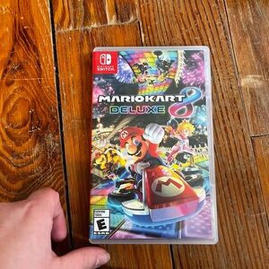 Nintendo Mario Kart 8 Deluxe — Red & Multicolor Switch Game Case